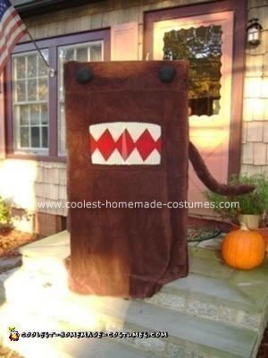 Homemade Domo Halloween Costume