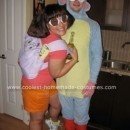 Homemade Dora and Boots Couple Costume