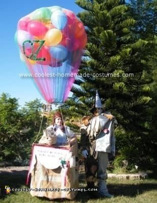 Homemade Dorothy and Wizard of Oz Group Costume