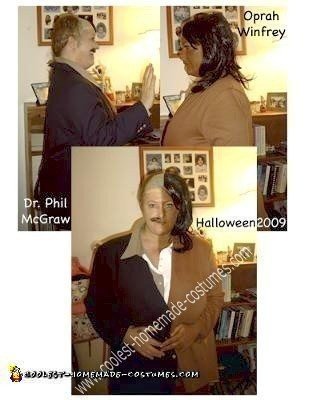 Homemade Dr. Phil and Oprah Costume