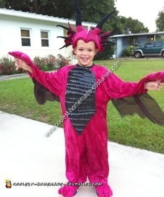 Homemade Dragon Child Halloween Costume Idea