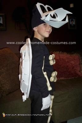 Homemade Dry Bones Costume