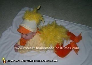 Homemade Ducky Baby Costume
