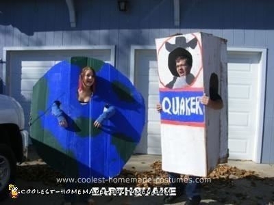 Homemade Earth-Quake Wordplay Costume