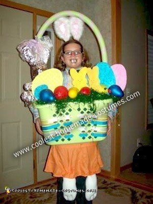 Homemade Easter Bunny Basket Costume