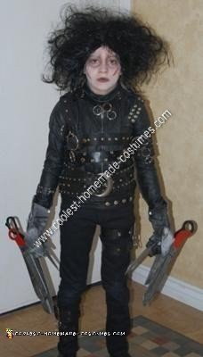 Homemade Edward Scissorhands Costume