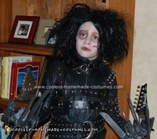 Homemade Edward Scissorhands Costume