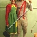 Homemade Chilindrina and El Chavo del Ocho Couple Costume