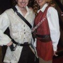 Homemade Elizabeth Swann Adult Pirate Halloween Costume Idea