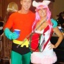 Homemade Energizer Bunny Costume