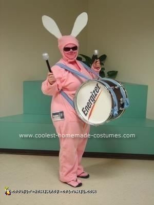 Homemade Energizer Bunny Costume