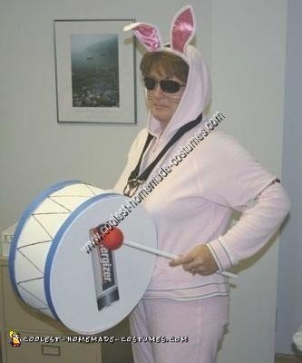 Homemade Energizer Bunny Costume