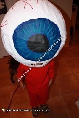 Homemade Eyeball Costume