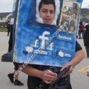 Homemade Face-Book Halloween Costume Idea