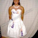 Homemade FedEx Mail Order Bride Costume