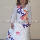 Homemade Fed-Ex Princess Costume