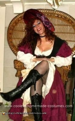 Homemade Female Pirate Wench Costume