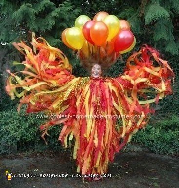 Homemade Fire Costume