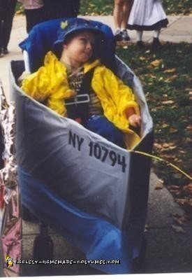 Homemade Fisherman in an Aluminum Rowboat Wheelchair Costume