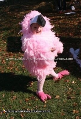 Homemade Flamingo Costume