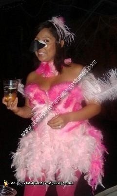 Homemade Flamingo Costume