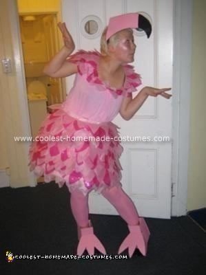 Homemade Flamingo Costume