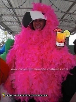 Homemade Flamingo Costume