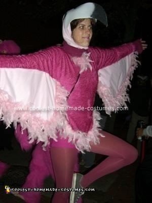 Homemade Flamingo Halloween Costume