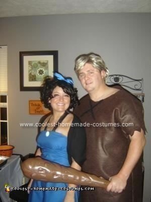 Homemade Flintstone's Costumes