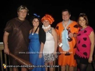 Homemade Flintstone's Costumes