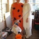 Homemade Flintstones Family Halloween Costume Ideas