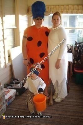 Homemade Flintstones Family Halloween Costume Ideas