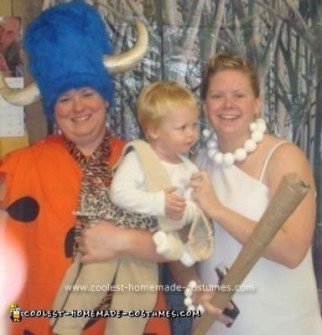 Homemade Flintstones Family Halloween Costume Ideas