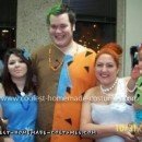 Homemade Flintstones Group Costume