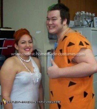 Homemade Flintstones Group Costume