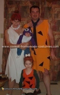 Homemade Flintstones Theme Costumes