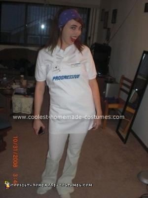 Homemade Flo Costume