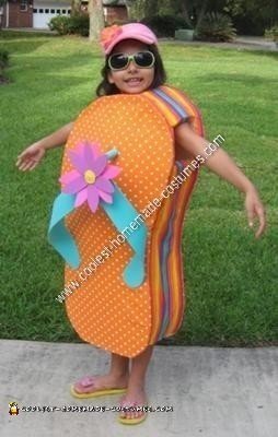 Homemade Florida Flip Flop Halloween Costume Idea