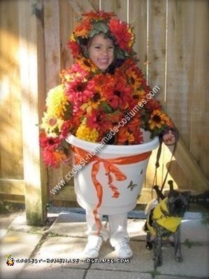 Homemade Flower Pot Costume