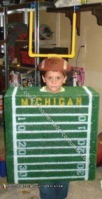 Homemade Football Halloween Costume