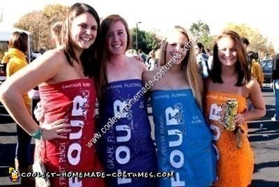 Homemade Four Loko Group Halloween Costume