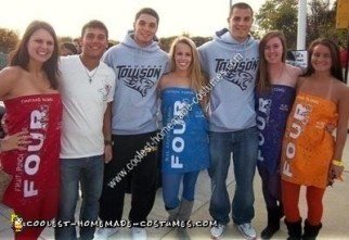 Homemade Four Loko Group Halloween Costume