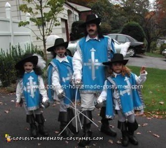 Homemade Four Musketeers Costume