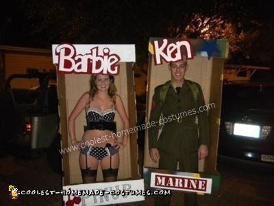 Homemade Freedom Edition Barbie and Ken Couple Costume