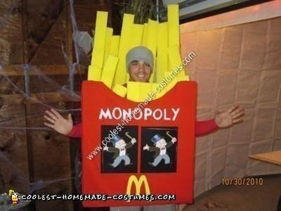 Homemade French Fries Halloween Costume