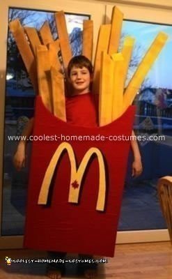 Homemade French Fry Costume