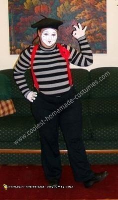 Homemade French Mime Costume