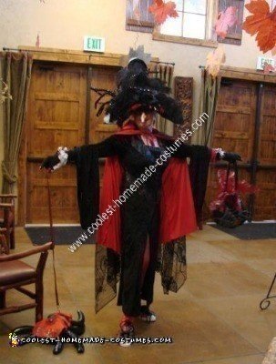 Homemade Funky Spider Woman Witch Costume