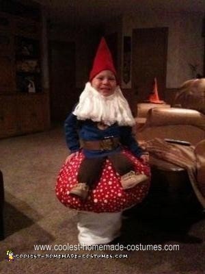 Homemade Garden Gnome Halloween Costume