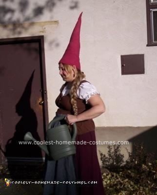 Homemade Garden Gnomess Costume